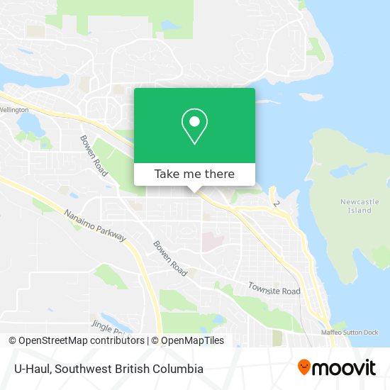 U-Haul map