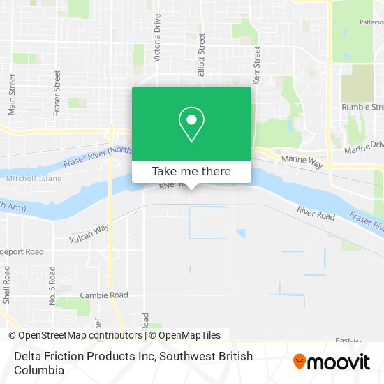 Delta Friction Products Inc map