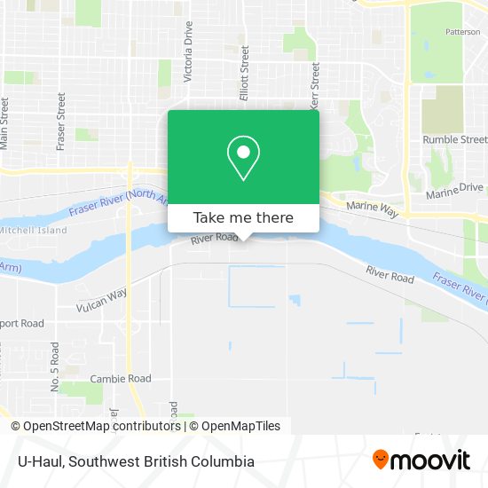 U-Haul map