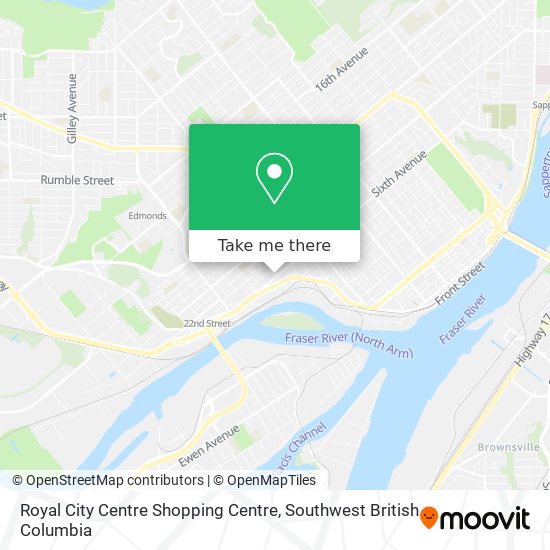 Royal City Centre Shopping Centre map