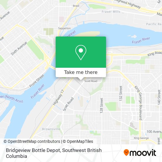 Bridgeview Bottle Depot plan