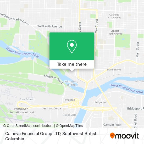 Calneva Financial Group LTD map