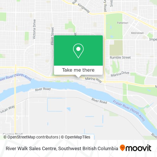 River Walk Sales Centre map