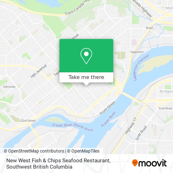 New West Fish & Chips Seafood Restaurant map