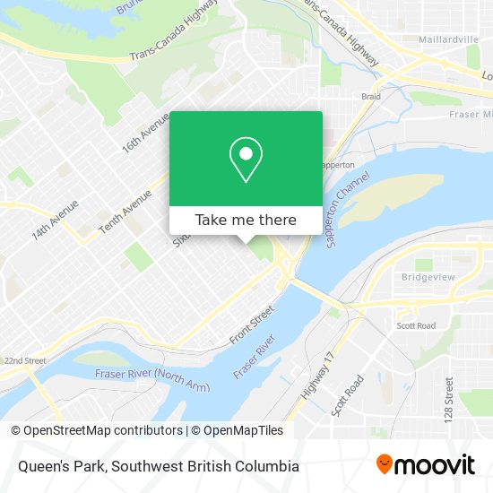 Queen's Park map