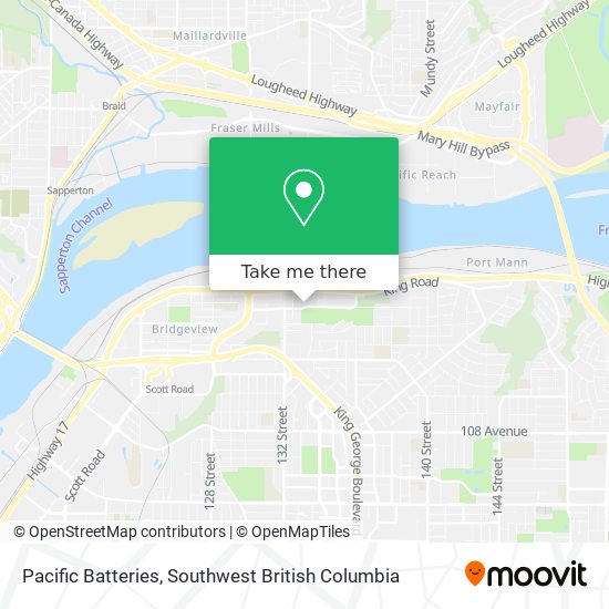 Pacific Batteries map