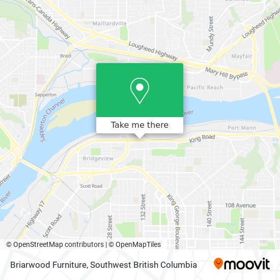 Briarwood Furniture map