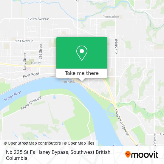 Nb 225 St Fs Haney Bypass map