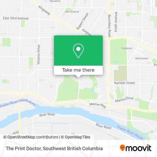 The Print Doctor map