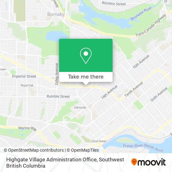 Highgate Village Administration Office map