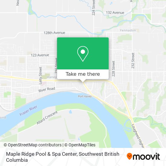 Maple Ridge Pool & Spa Center map