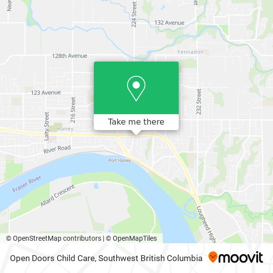 Open Doors Child Care map