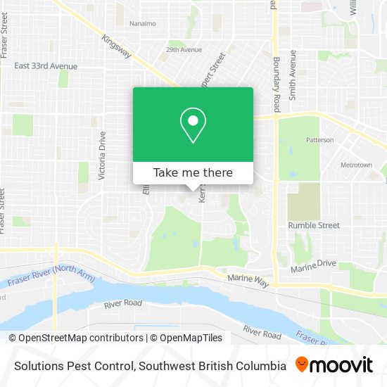 Solutions Pest Control map