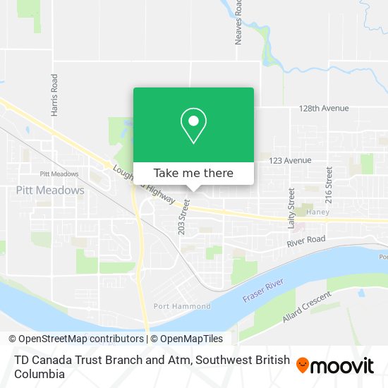 TD Canada Trust Branch and Atm map