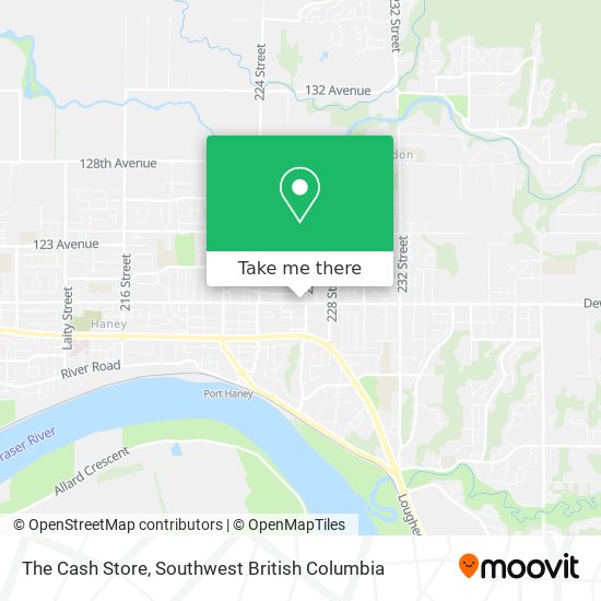 The Cash Store map