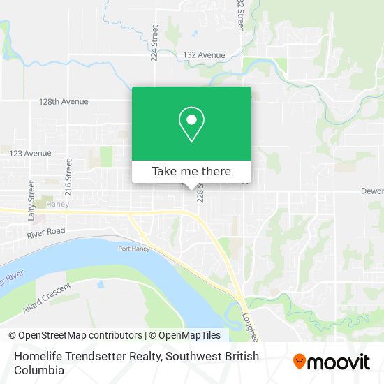 Homelife Trendsetter Realty map