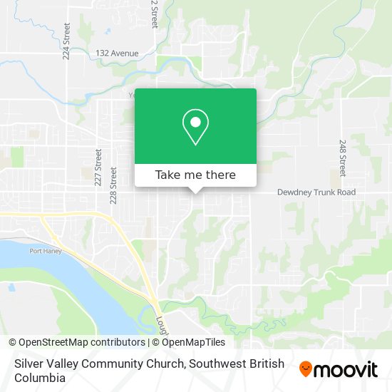 Silver Valley Community Church map