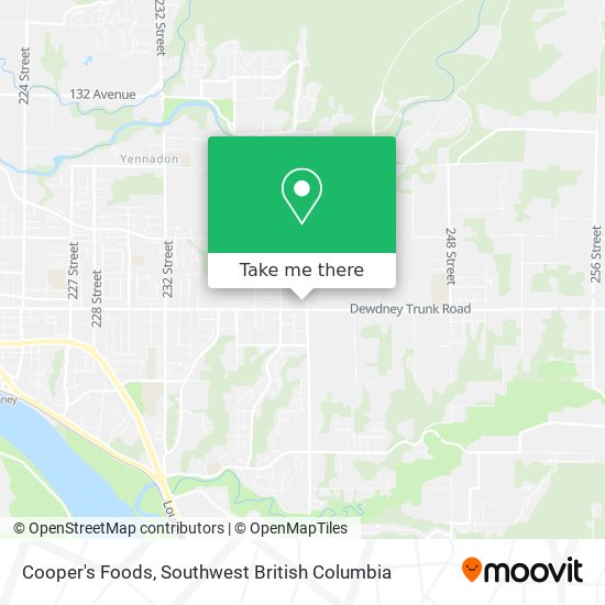 Cooper's Foods map