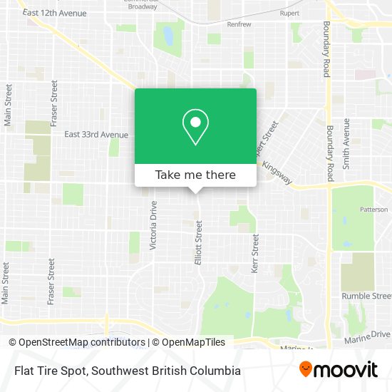 Flat Tire Spot map