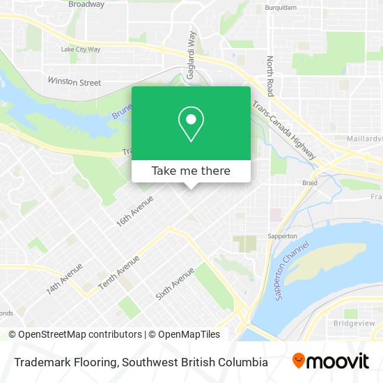 Trademark Flooring map