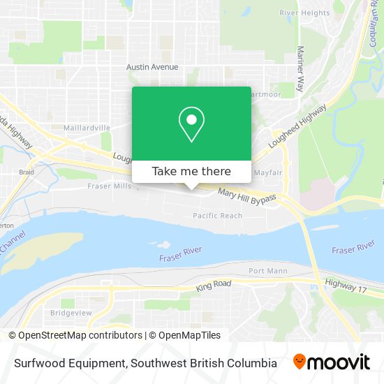 Surfwood Equipment map