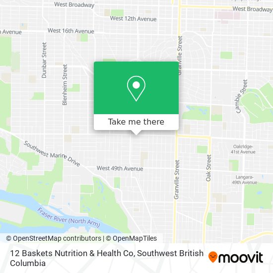 12 Baskets Nutrition & Health Co map
