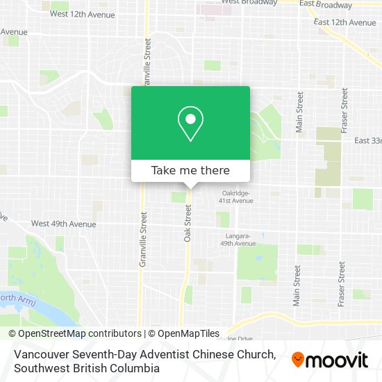 Vancouver Seventh-Day Adventist Chinese Church plan