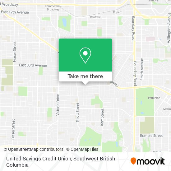 United Savings Credit Union map