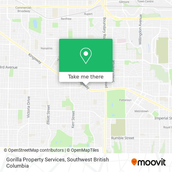 Gorilla Property Services map