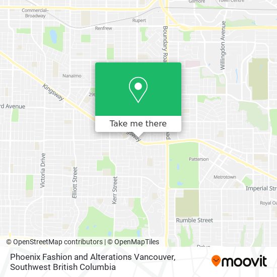 Phoenix Fashion and Alterations Vancouver plan