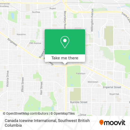 Canada Icewine International map