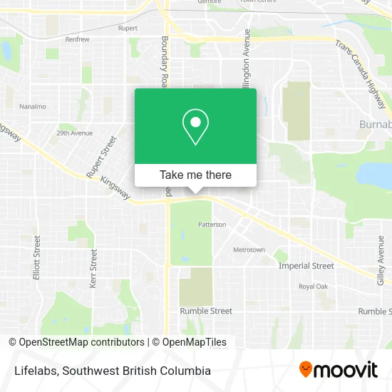 Lifelabs map