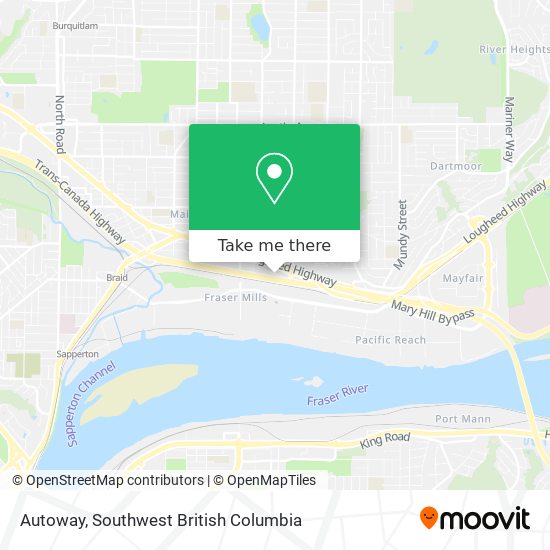 Autoway map