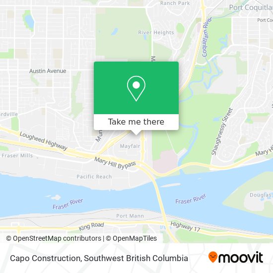 Capo Construction map