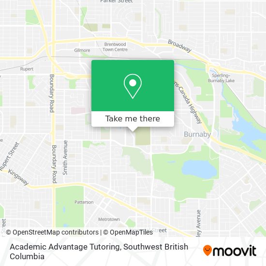 Academic Advantage Tutoring map