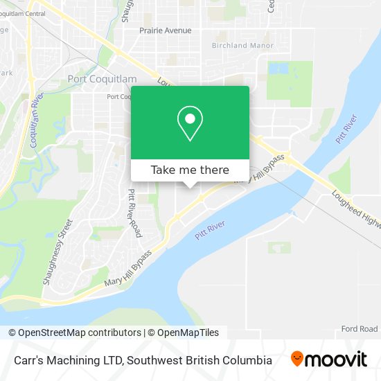 Carr's Machining LTD map