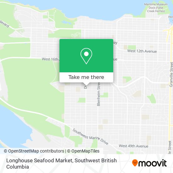 Longhouse Seafood Market map