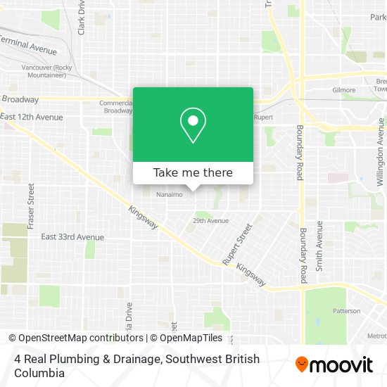 4 Real Plumbing & Drainage map