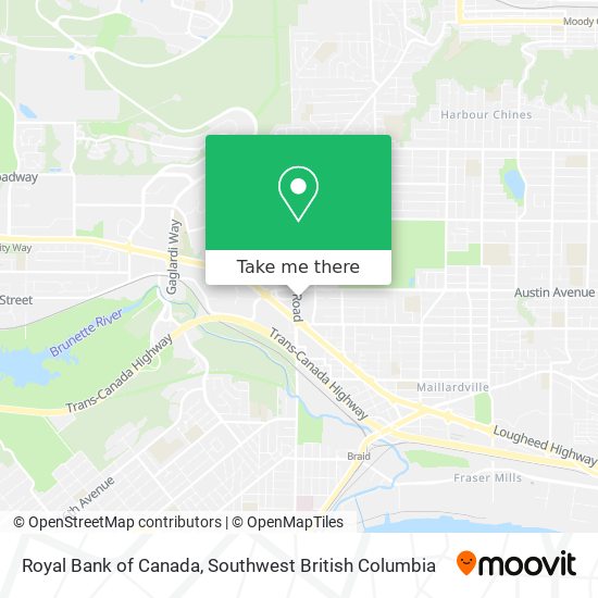 Royal Bank of Canada map