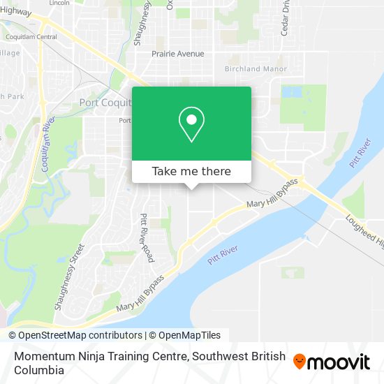 Momentum Ninja Training Centre map