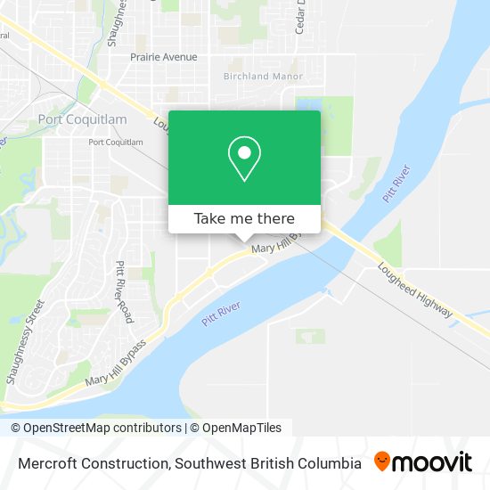 Mercroft Construction map