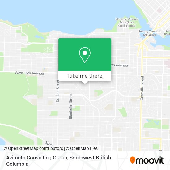 Azimuth Consulting Group map