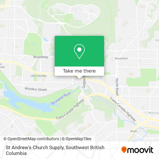 St Andrew's Church Supply map