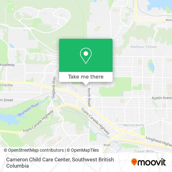 Cameron Child Care Center map