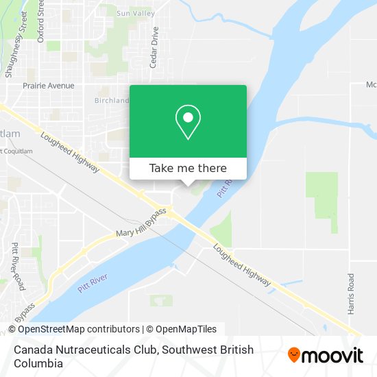 Canada Nutraceuticals Club map