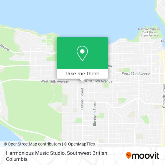 Harmonious Music Studio map