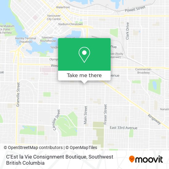 C'Est la Vie Consignment Boutique map