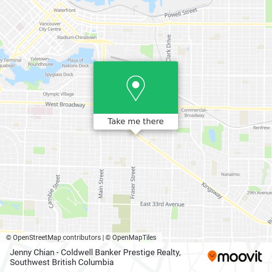 Jenny Chian - Coldwell Banker Prestige Realty plan