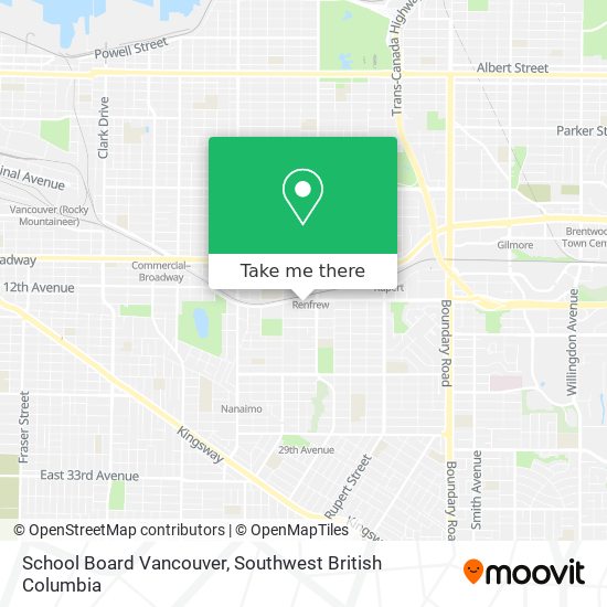 School Board Vancouver map