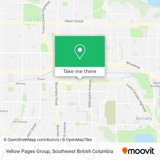 Yellow Pages Group map